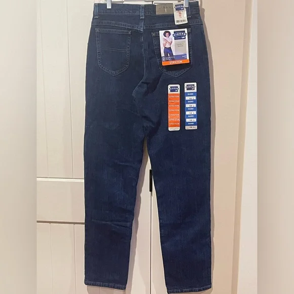 RIDERS by Lee 10 L NWT Misses Stretch Mid-Rise Straight Leg Eased Fit Seat/Thigh - Picture 1 of 12